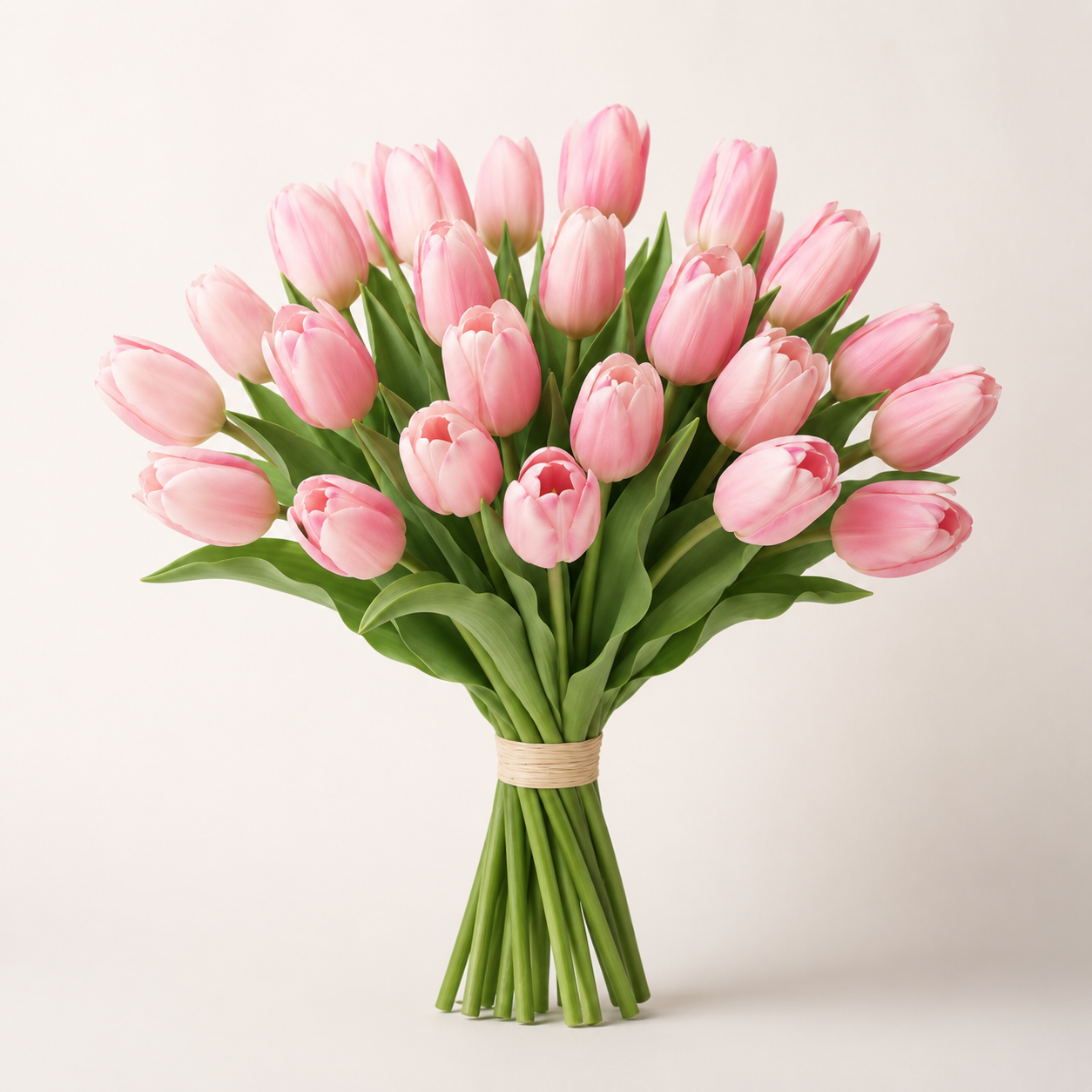 Agrsthme® Artificial Tulip Bouquet in Soft Pink