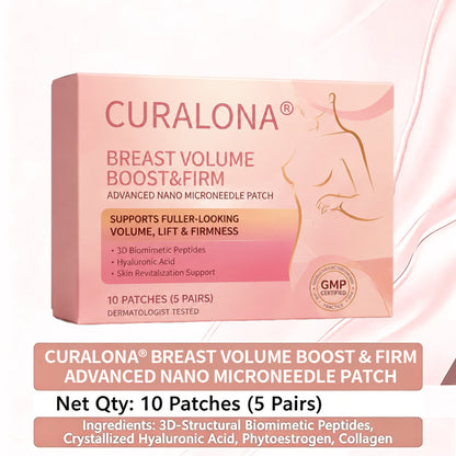 💥Curalona® 👩‍⚕️ Targeted Breast Enhancement Advanced Nano Microneedle Patch💃