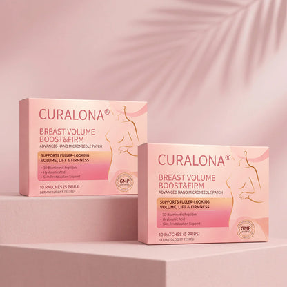💥Curalona® 👩‍⚕️ Targeted Breast Enhancement Advanced Nano Microneedle Patch💃