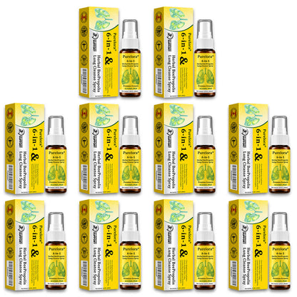 🍀🍀🐝🇨🇦 Official Store:𝐏𝐔𝐑𝐄𝐋𝐎𝐑𝐀®  6-in-1 Herbal BeePropolis Lung Cleanse Spray（👨‍⚕️Directly acts on COPD, asthma, chronic bronchitis (CB), respiratory infections, lung cancer, sinusitis, and other conditions🫁）