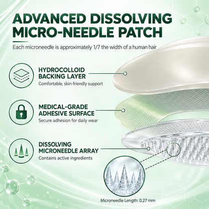 𝐏𝐔𝐑𝐄𝐋𝐎𝐑𝐀® 👩‍⚕️👩‍⚕️ 𝑰𝑳-23𝑹 𝑨𝒏𝒕𝒂𝒈𝒐𝒏𝒊𝒔𝒕 𝑷𝒆𝒑𝒕𝒊𝒅𝒆 + 𝑰𝒏𝒅𝒊𝒓𝒖𝒃𝒊𝒏 10-𝑰𝑵-1 𝑵𝒂𝒏𝒐 𝑴𝒊𝒄𝒓𝒐𝒏𝒆𝒆𝒅𝒍𝒆 𝑷𝒂𝒕𝒄𝒉 （𝑯𝒆𝒍𝒑𝒔 𝑹𝒆𝒅𝒖𝒄𝒆 𝑽𝒊𝒔𝒊𝒃𝒍𝒆 𝑹𝒆𝒅𝒏𝒆𝒔𝒔 & 𝑺𝒄𝒂𝒍𝒊𝒏𝒈, 𝑺𝒐𝒐𝒕𝒉𝒆 𝑫𝒓𝒚𝒏𝒆𝒔𝒔 & 𝑰𝒕𝒄𝒉𝒊𝒏𝒈, 𝑺𝒖𝒑𝒑𝒐𝒓𝒕 𝑯𝒆𝒂𝒍𝒕𝒉𝒊𝒆𝒓 𝑺𝒌𝒊𝒏 𝑪𝒆𝒍𝒍 𝑻𝒖𝒓𝒏𝒐𝒗𝒆𝒓 & 𝑺𝒌𝒊𝒏 𝑩𝒂𝒓𝒓𝒊𝒆𝒓 𝑹𝒆𝒑𝒂𝒊𝒓）