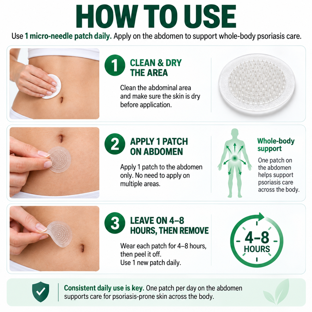 𝐏𝐔𝐑𝐄𝐋𝐎𝐑𝐀® 👩‍⚕️👩‍⚕️ 𝑰𝑳-23𝑹 𝑨𝒏𝒕𝒂𝒈𝒐𝒏𝒊𝒔𝒕 𝑷𝒆𝒑𝒕𝒊𝒅𝒆 + 𝑰𝒏𝒅𝒊𝒓𝒖𝒃𝒊𝒏 10-𝑰𝑵-1 𝑵𝒂𝒏𝒐 𝑴𝒊𝒄𝒓𝒐𝒏𝒆𝒆𝒅𝒍𝒆 𝑷𝒂𝒕𝒄𝒉 （𝑯𝒆𝒍𝒑𝒔 𝑹𝒆𝒅𝒖𝒄𝒆 𝑽𝒊𝒔𝒊𝒃𝒍𝒆 𝑹𝒆𝒅𝒏𝒆𝒔𝒔 & 𝑺𝒄𝒂𝒍𝒊𝒏𝒈, 𝑺𝒐𝒐𝒕𝒉𝒆 𝑫𝒓𝒚𝒏𝒆𝒔𝒔 & 𝑰𝒕𝒄𝒉𝒊𝒏𝒈, 𝑺𝒖𝒑𝒑𝒐𝒓𝒕 𝑯𝒆𝒂𝒍𝒕𝒉𝒊𝒆𝒓 𝑺𝒌𝒊𝒏 𝑪𝒆𝒍𝒍 𝑻𝒖𝒓𝒏𝒐𝒗𝒆𝒓 & 𝑺𝒌𝒊𝒏 𝑩𝒂𝒓𝒓𝒊𝒆𝒓 𝑹𝒆𝒑𝒂𝒊𝒓）