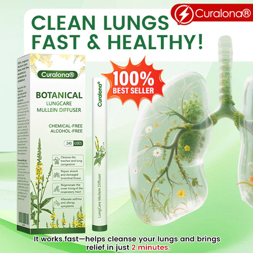 Curalona® Botanical LungCare Mullein Diffuser——Clear away congested mucus in 7 days and restore smooth breathing!