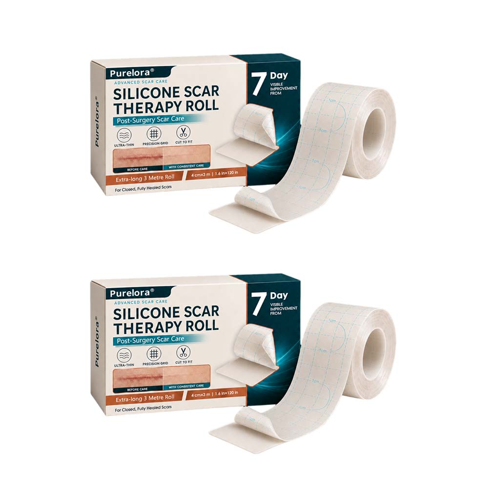 ✨💯Purelora® SILICONE SCAR THERAPY ROLL Help Soften, Flatten & Improve the Appearance of Raised Scars