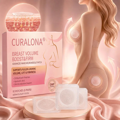 💥Curalona® 👩‍⚕️ Targeted Breast Enhancement Advanced Nano Microneedle Patch💃